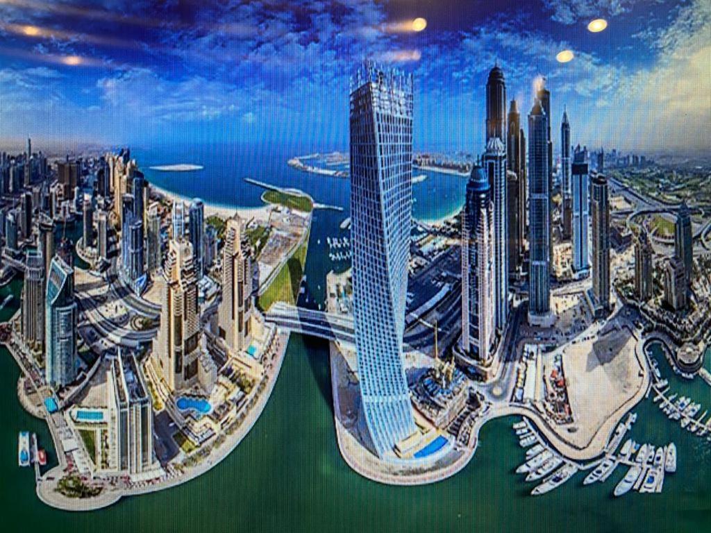 Cayan Tower Luxury Apartment With Sea View Дубай Экстерьер фото